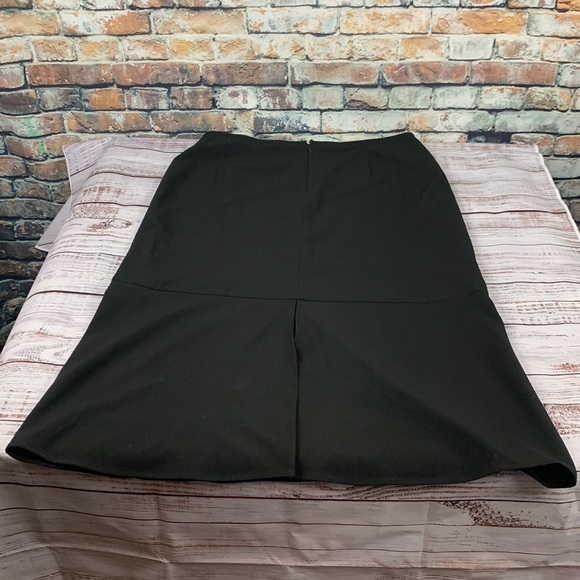 Larry Levine black stretch maxi skirt Sz 16 - Picture 2 of 11